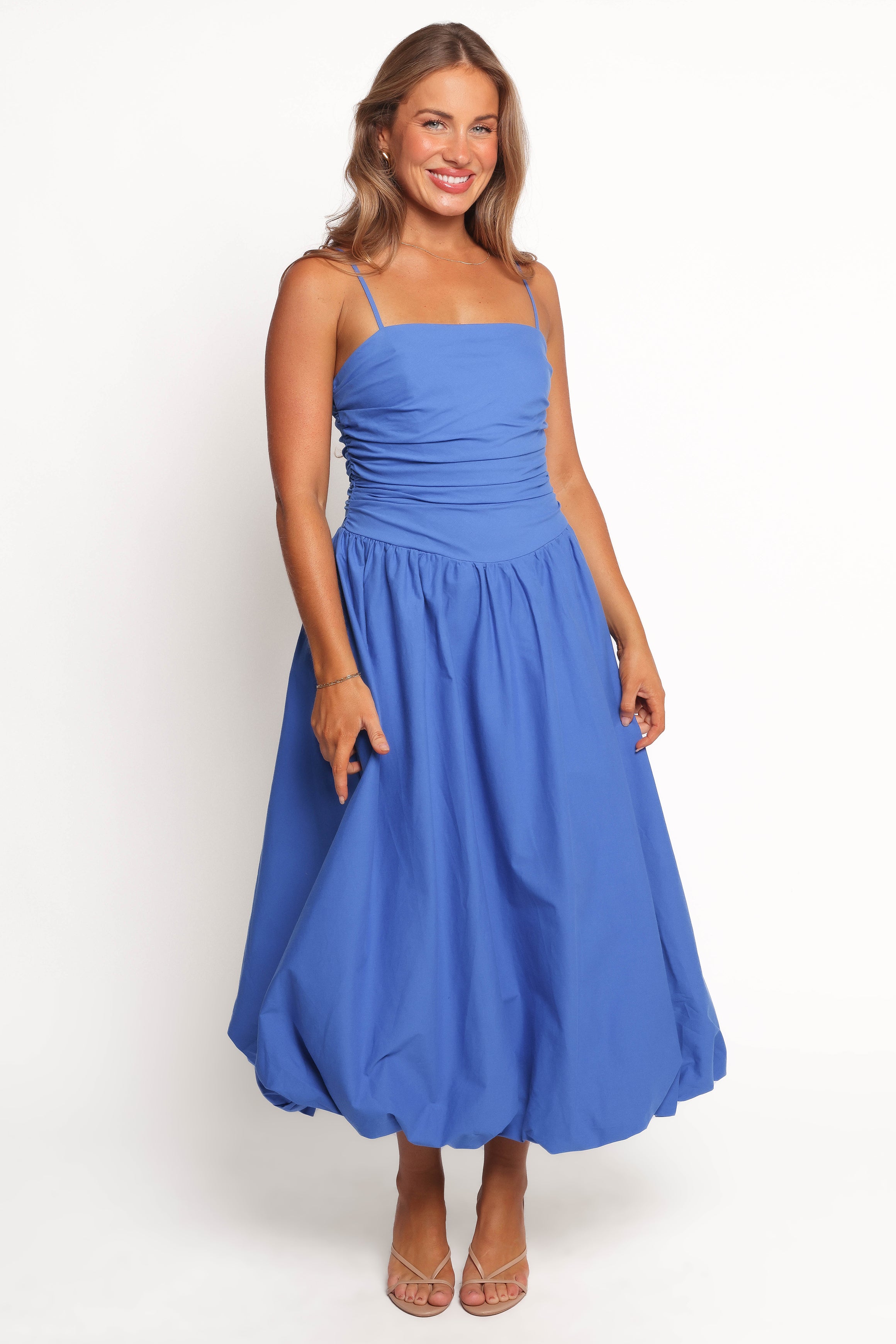 Solis Midi Dress - Electric Blue