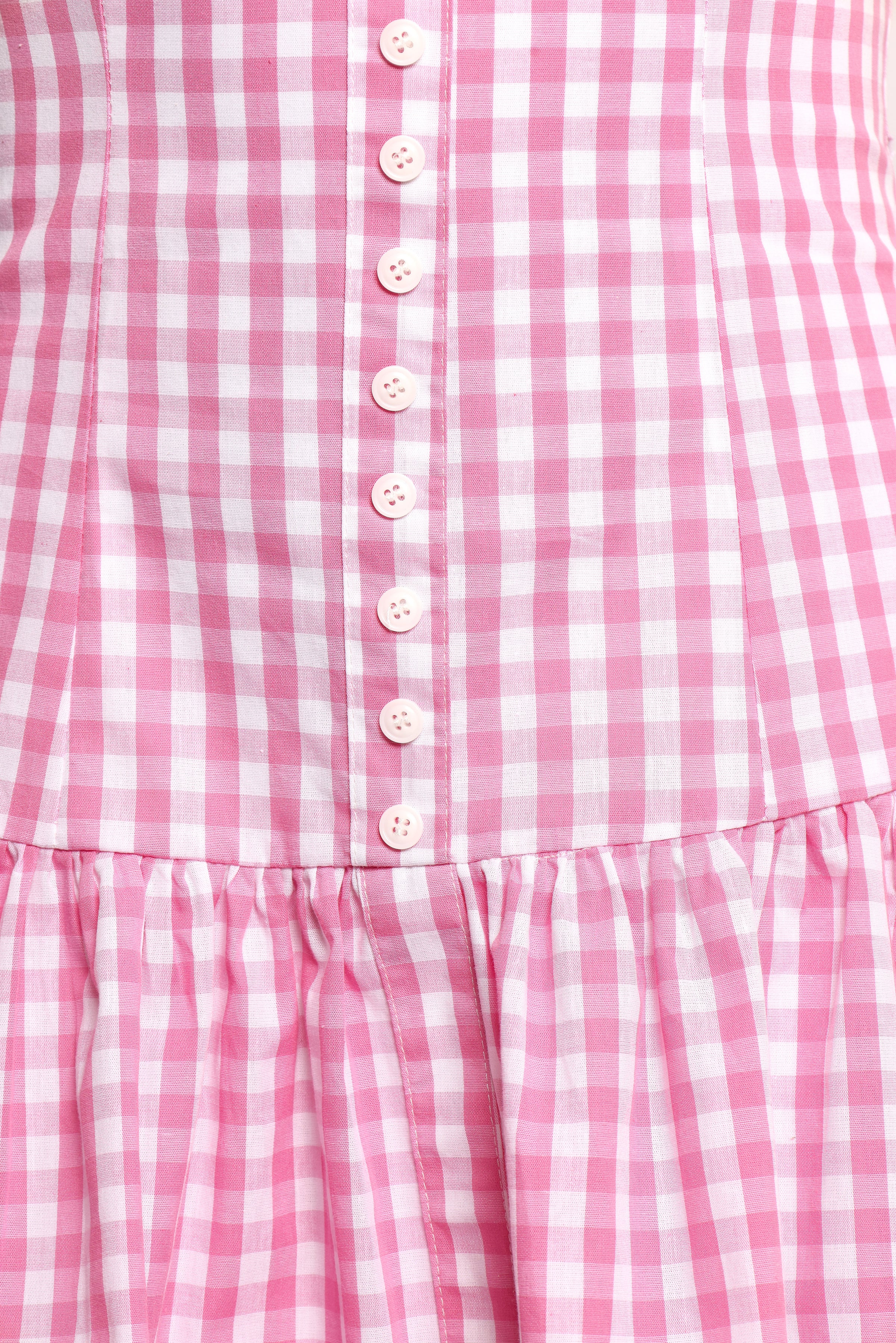 Sterling Mini Dress - Pink Check