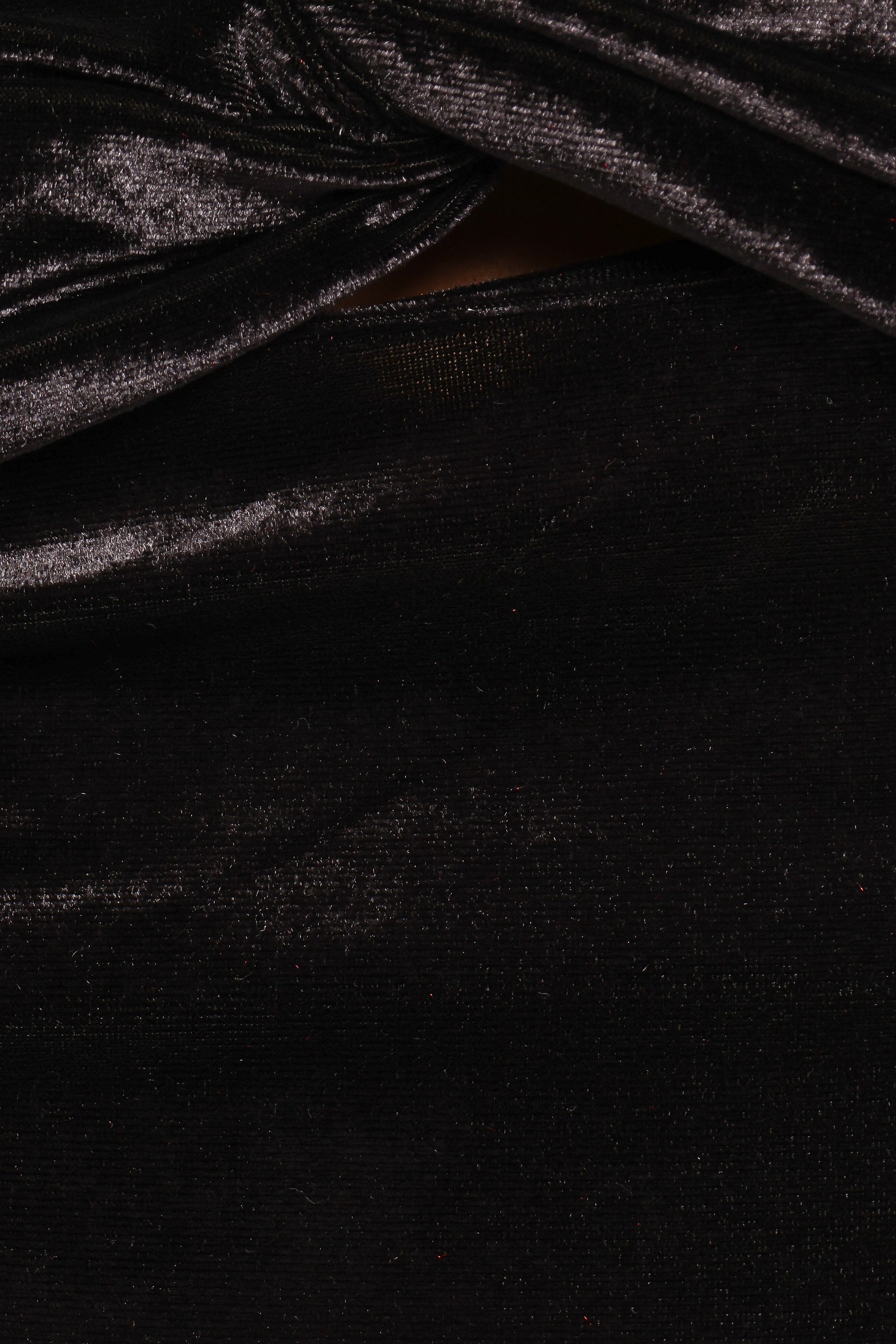 Rita Velvet Off Shoulder Top - Black