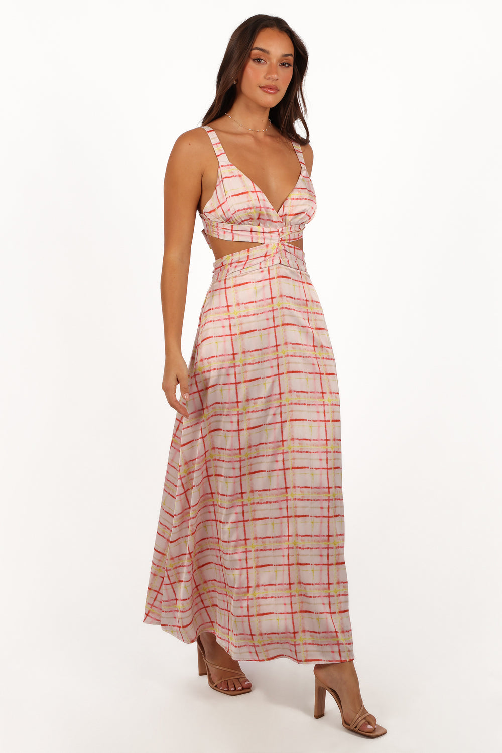 Sydney Maxi Dress - Sunset Check