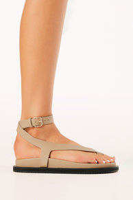 Temperance Strappy Sandal - Clay