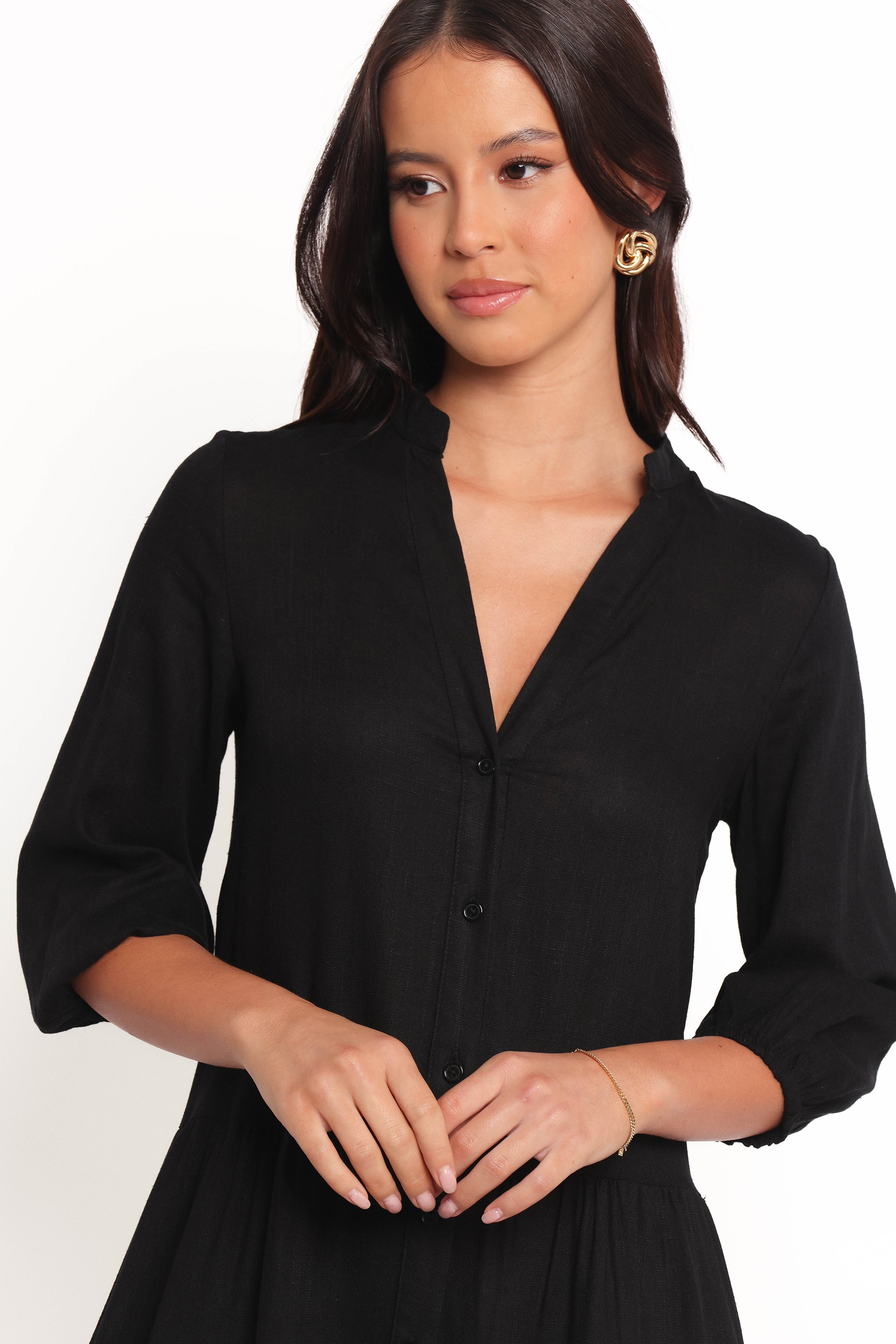 Tala Mini Dress - Black/White