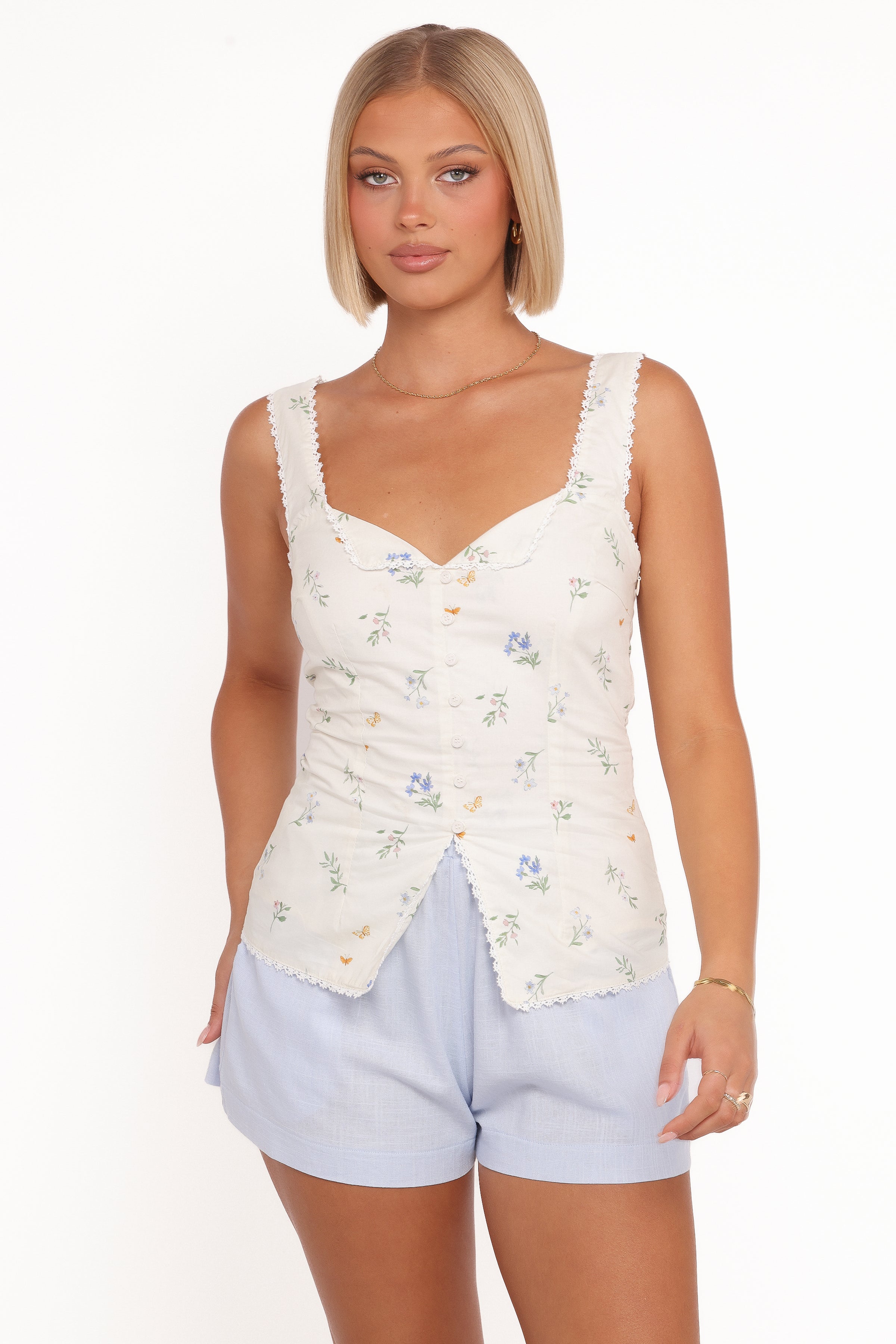 Tallulah Shorts - Pale Blue