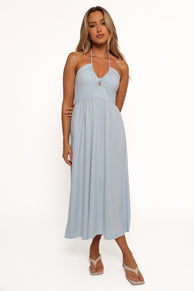 Tanner Midi Dress - Light Blue