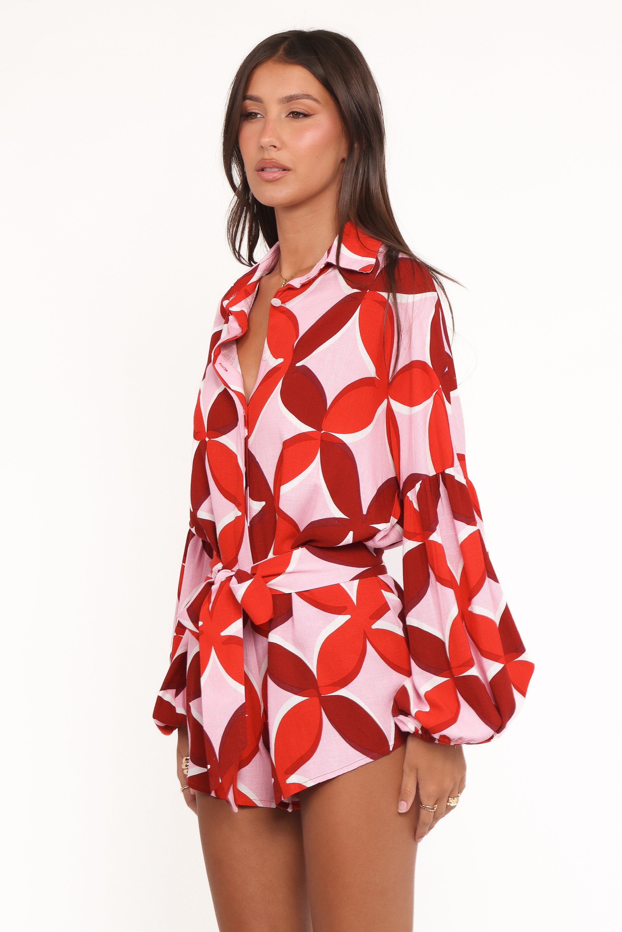 Tansy Playsuit - Pink Diamond