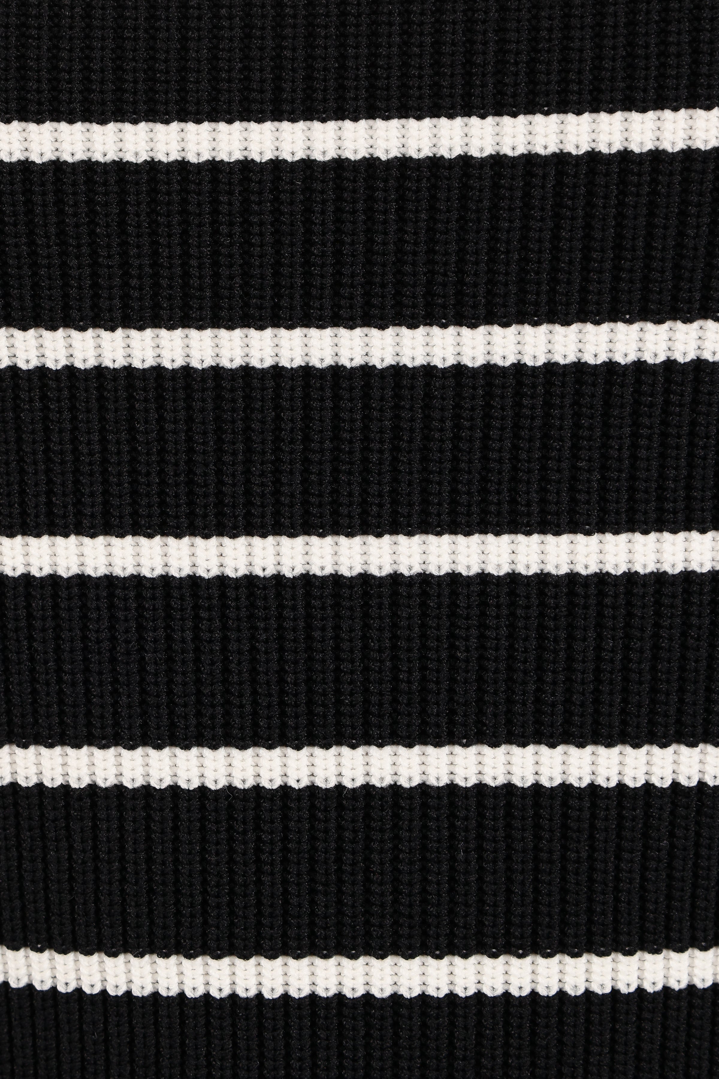 Tegan Knit Top - Black Stripe