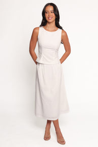 Chiaro Shell Top - White