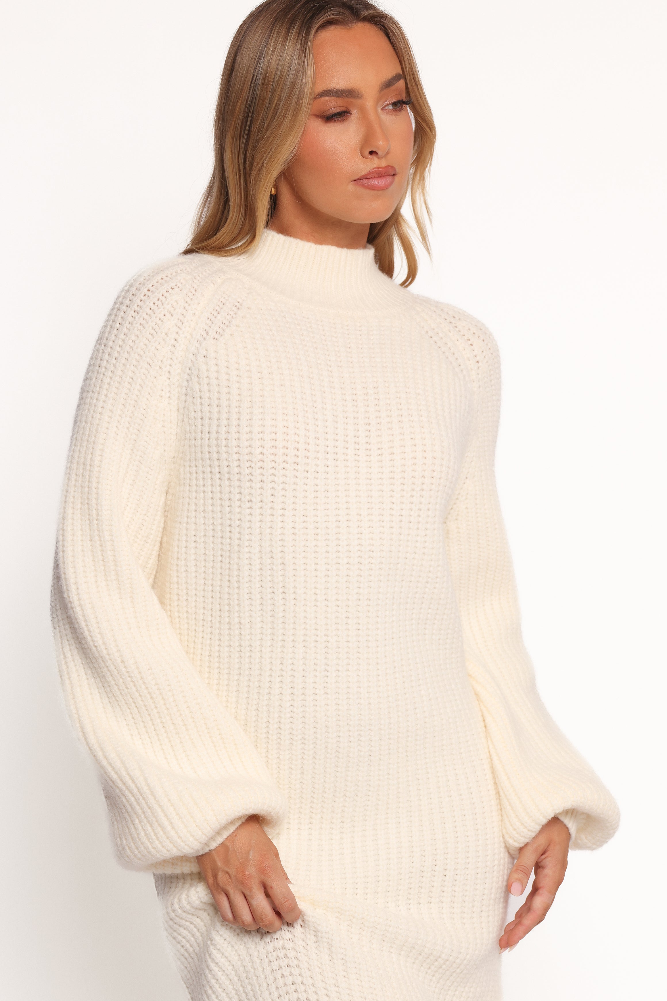 Tobin Knit Maxi Dress - Cream