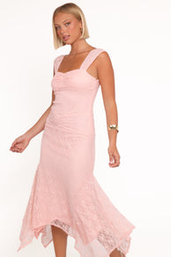 Torry Midi Dress - Pink