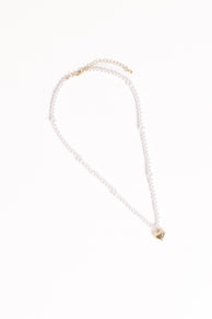 Dahlia Necklace - Pearl