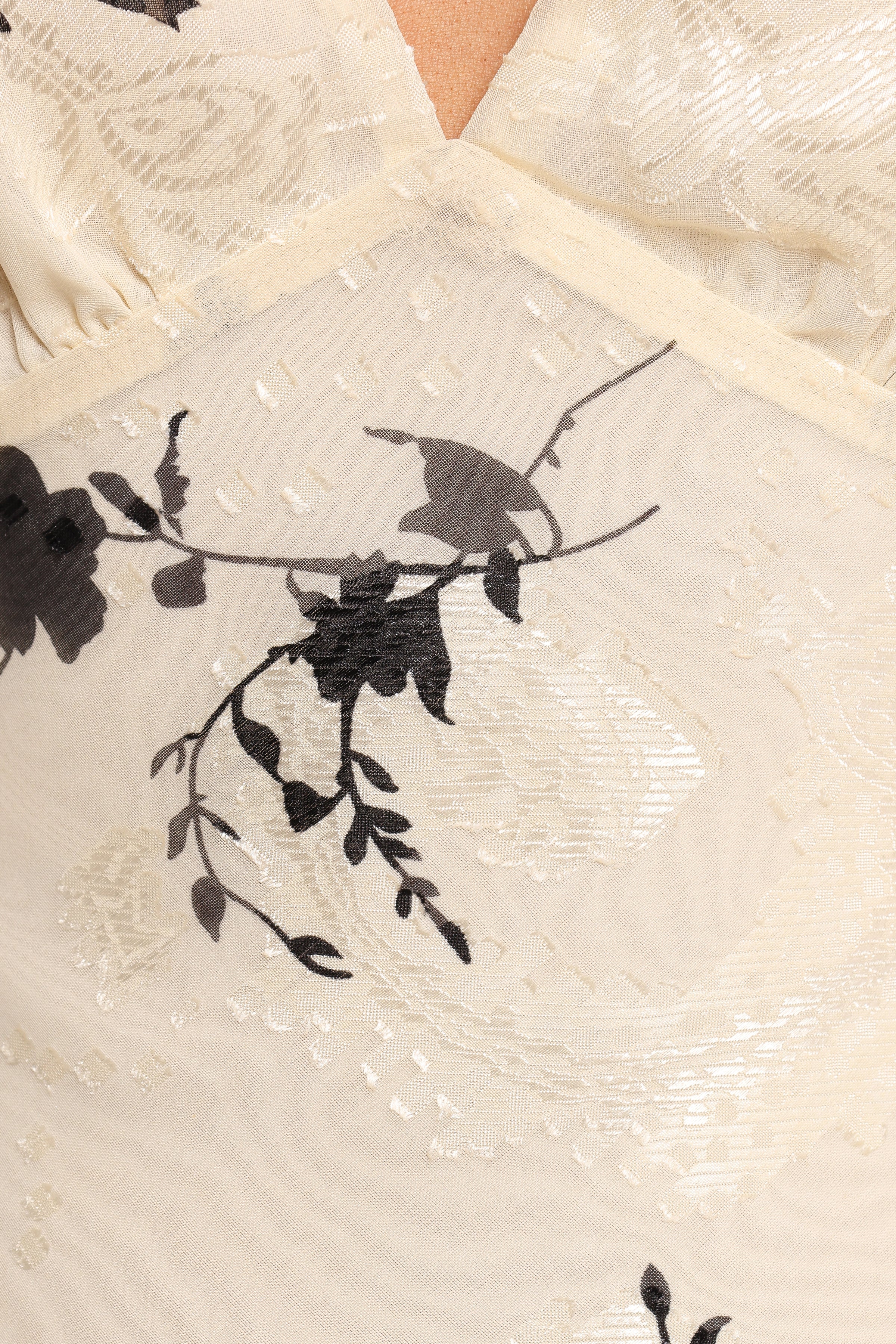 Valentine Maxi Dress - White/Black