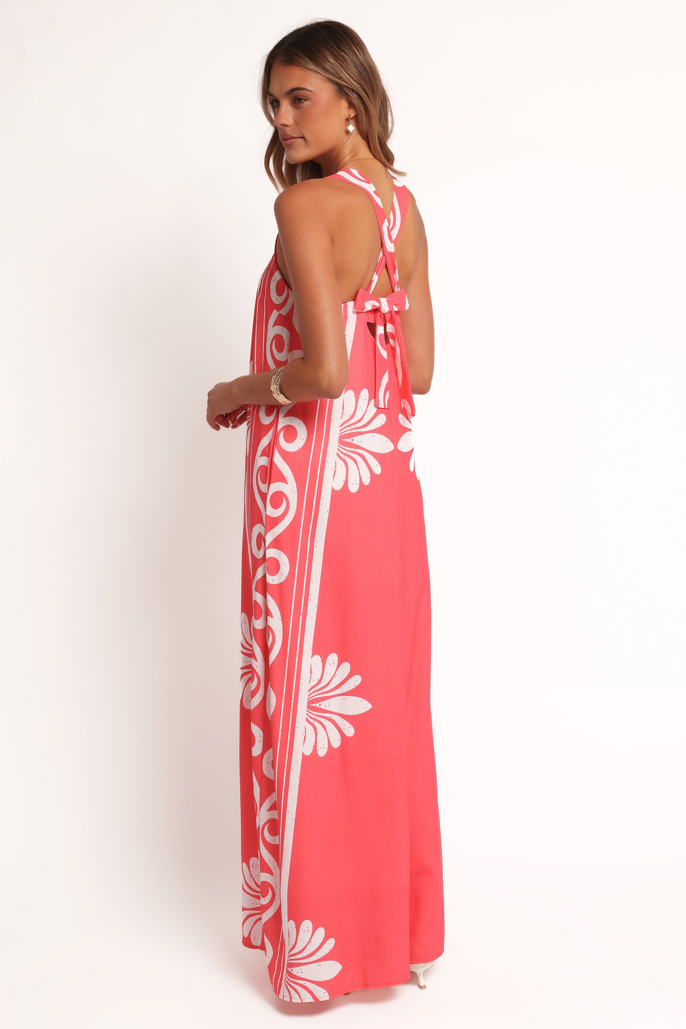 Valeria Maxi Dress - Coral