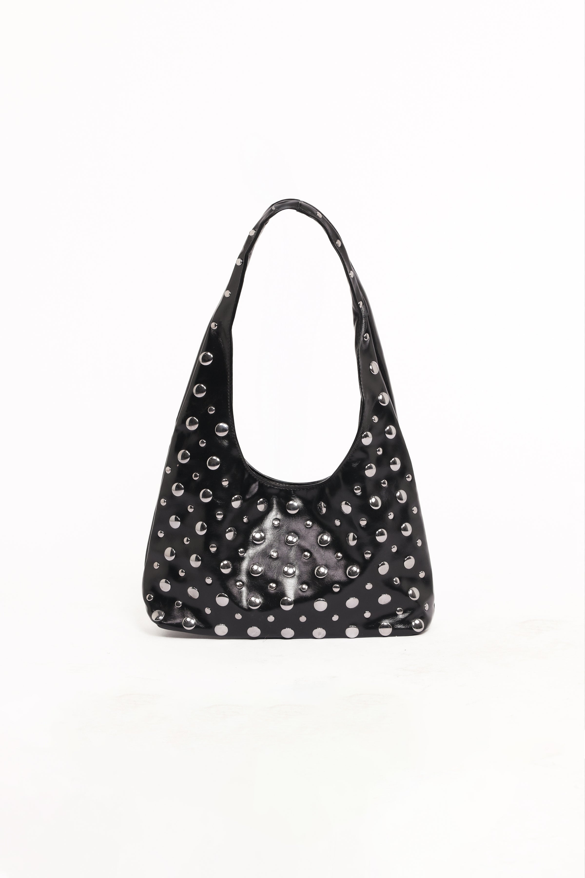 Valerie Studded Bag - Black