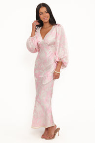 Varly Long Sleeve Dress - Pale Pink