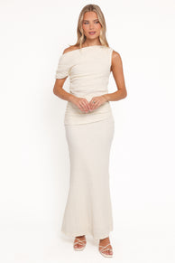 Vesper Maxi Skirt Set - Cream