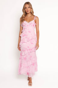 Virginia Maxi Dress - Lilac Floral