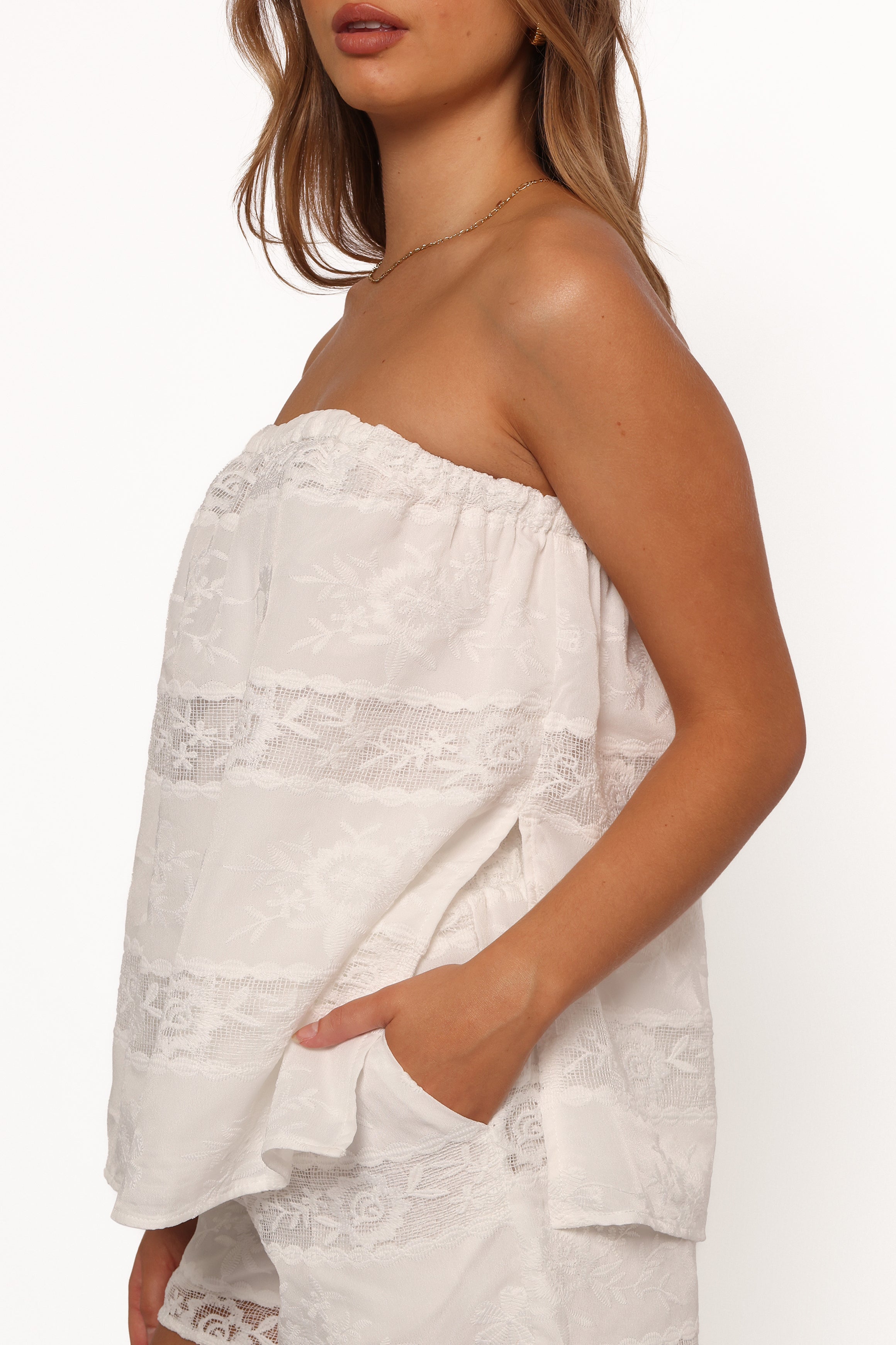 Wenira Short Set - White