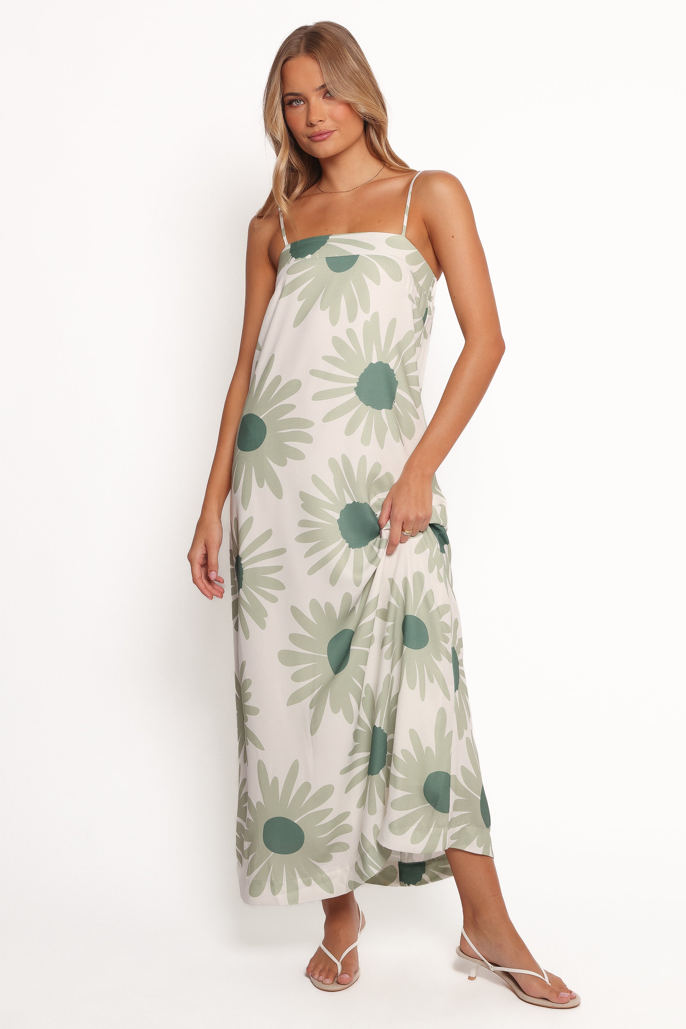 Wilson Maxi Dress - Green Floral