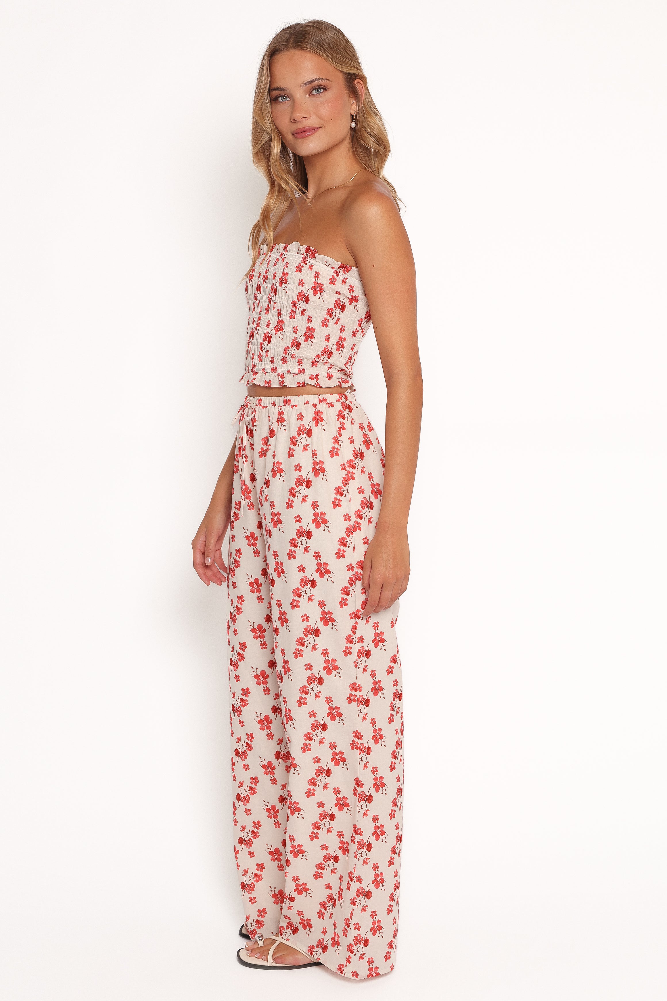 Lux Pants - Red Blossom