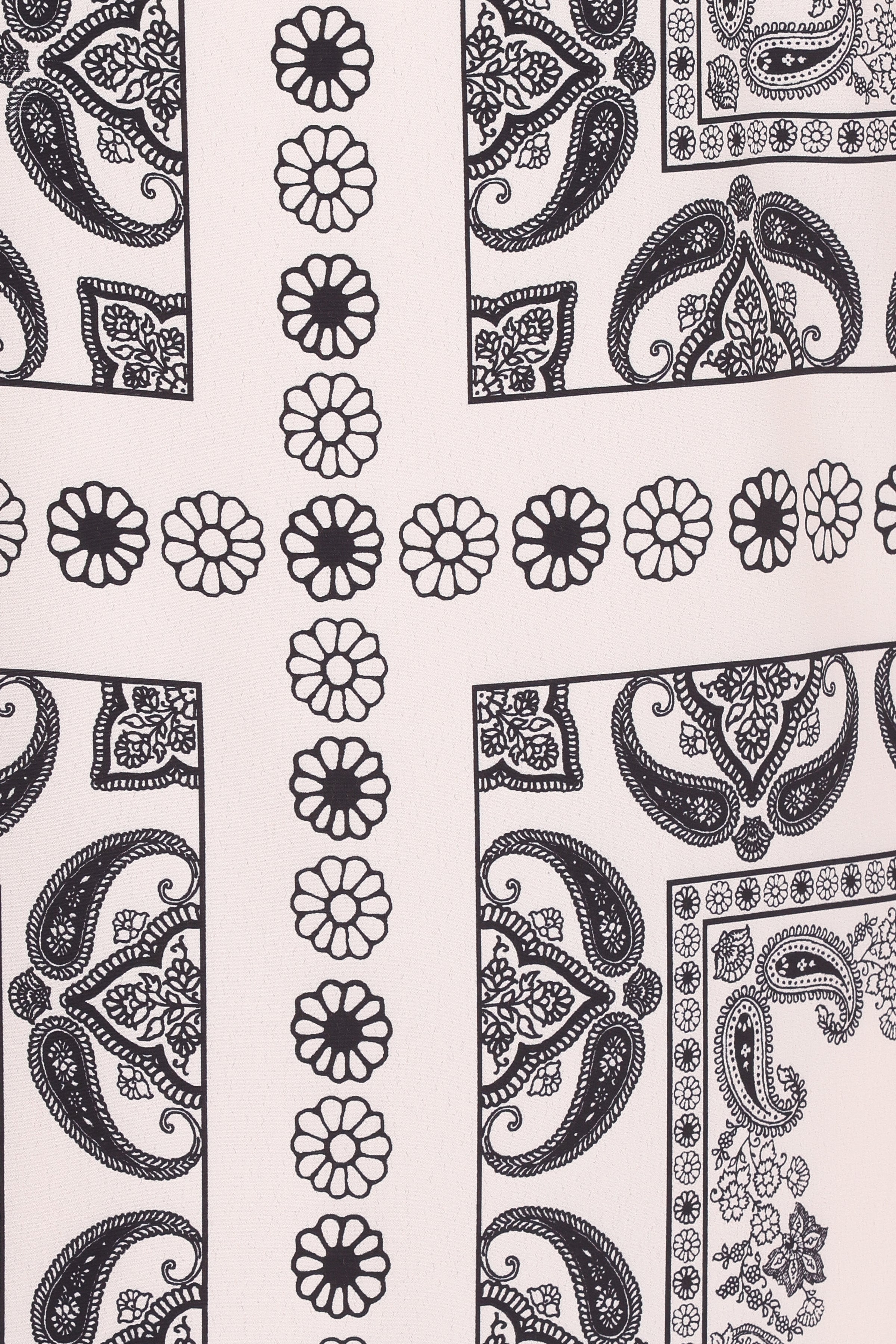 Woden Maxi Dress - Black/White Print