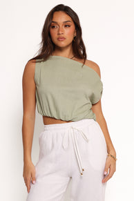 Zara Top - Sage Green