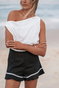 Sloane Short - Black White