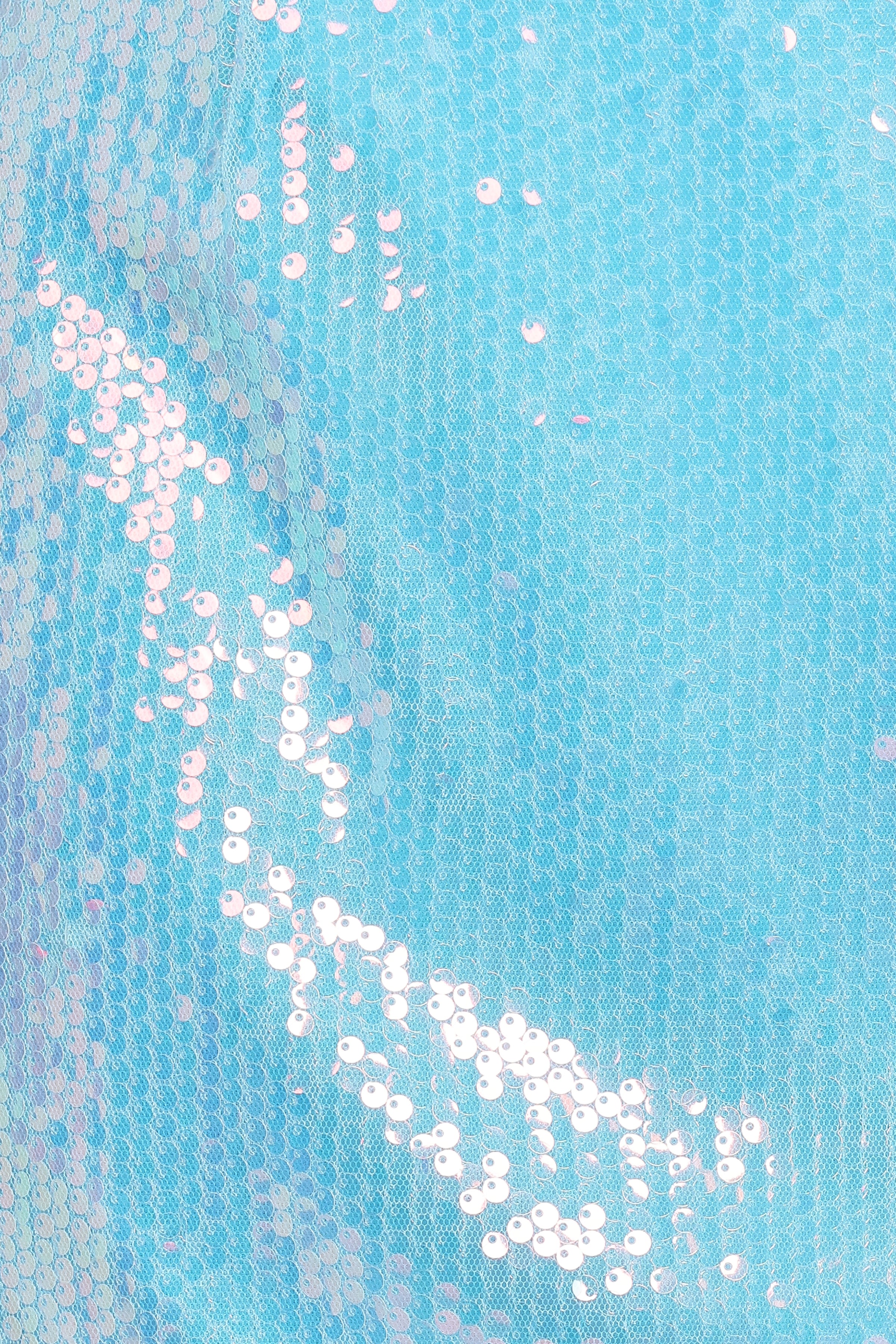 Zinnia Sequin Mini Skirt - Blue