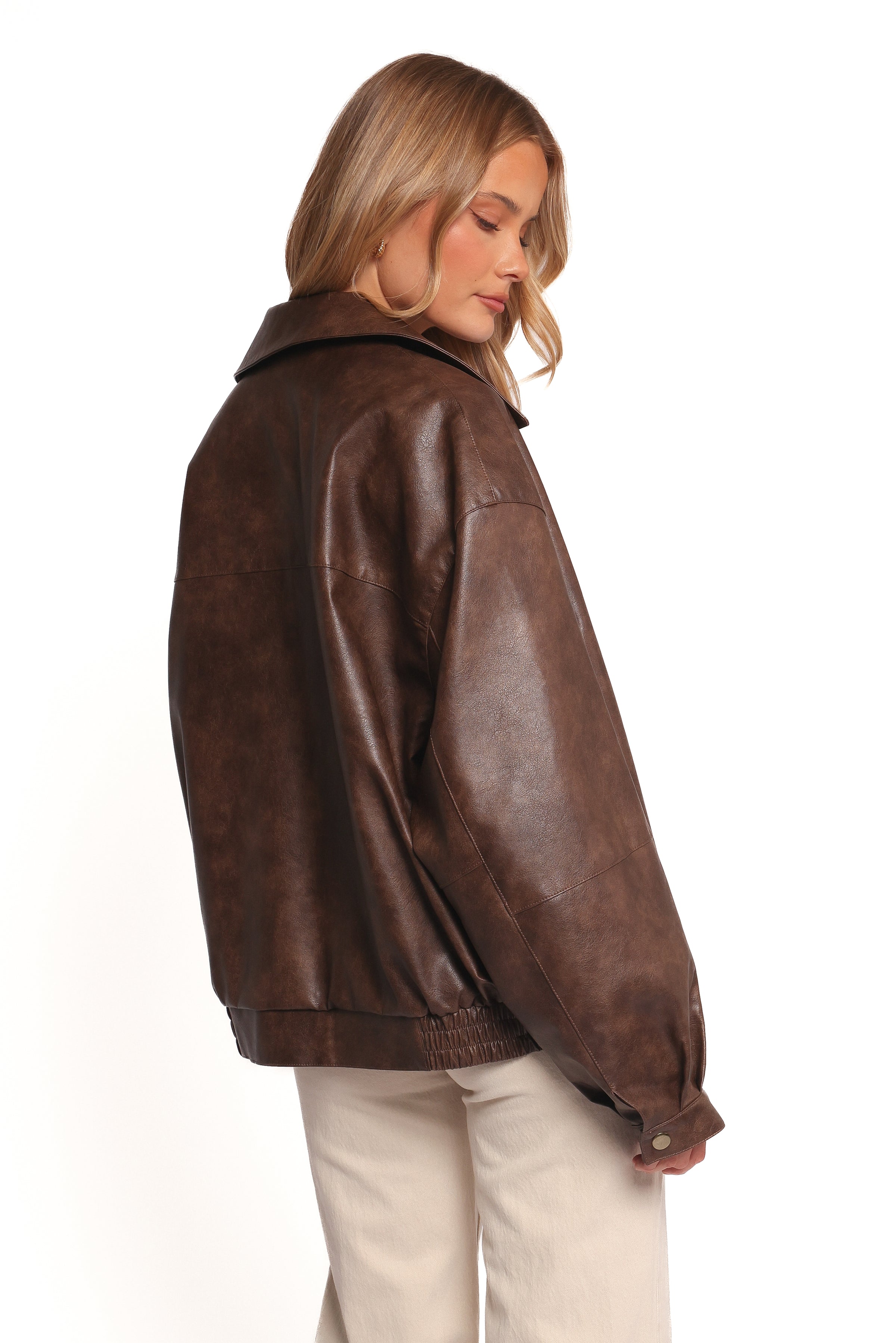 Zoe Bomber Jacket - Brown