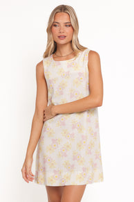 Zoe Mini Dress - Pink Floral