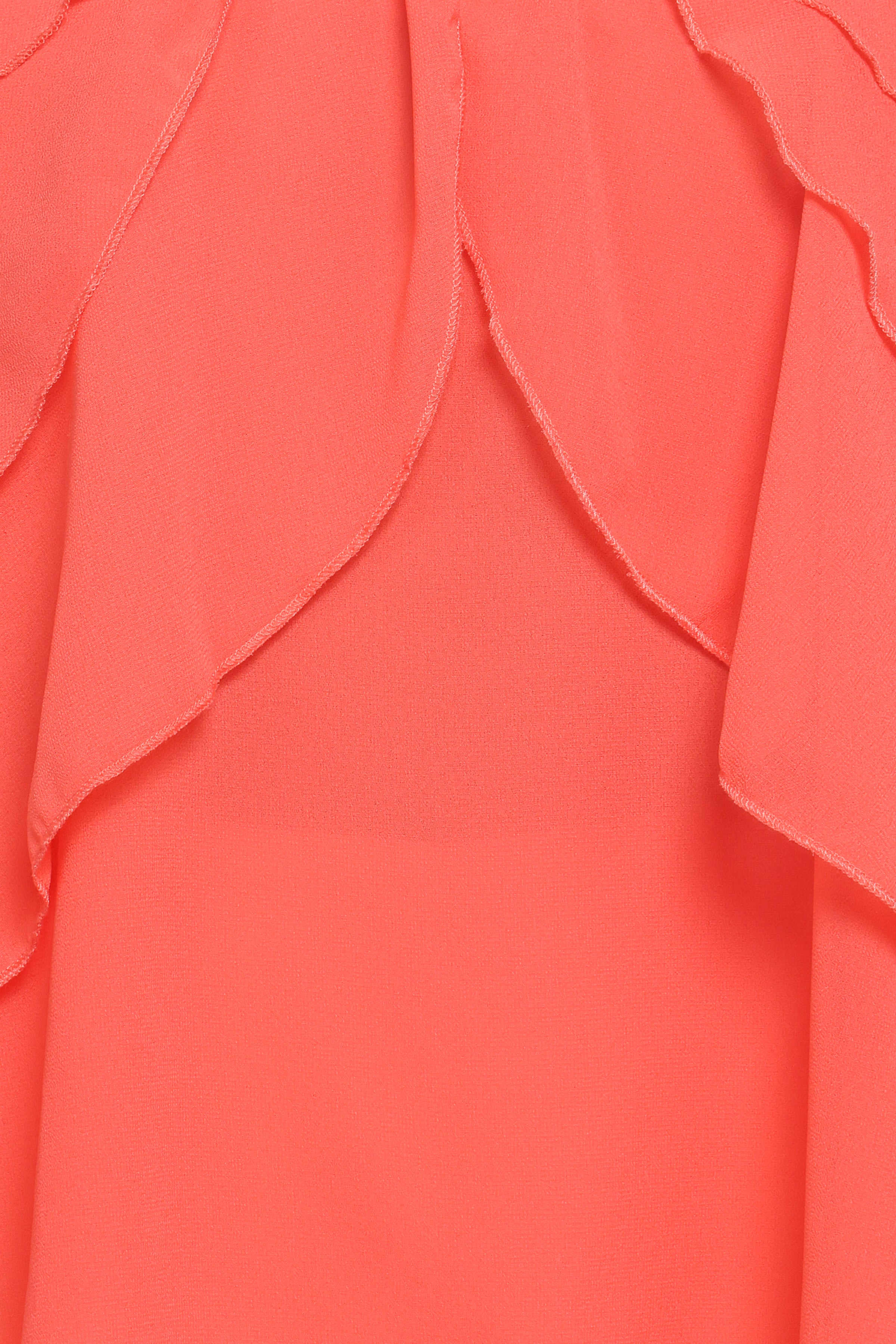 Zorina Halter Neck Chiffon Top - Sherbert