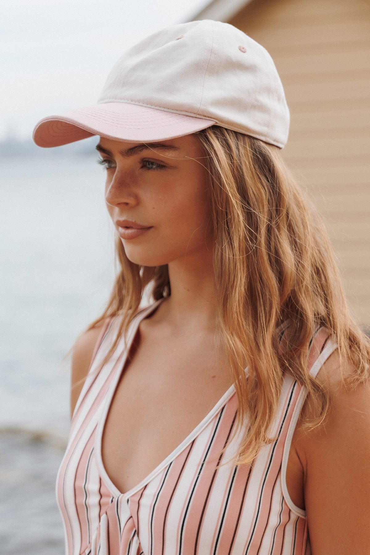 ACCESSORIES Alegra Hat - Cream Pink