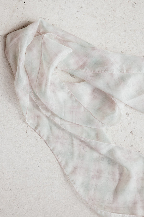 ACCESSORIES Alexis Neck Scarf - Pink Green Plaid