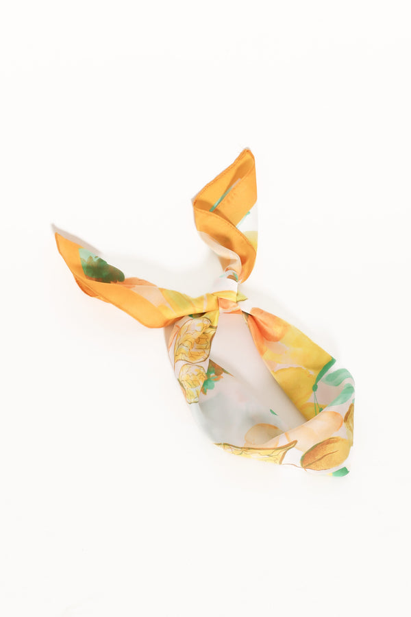 ACCESSORIES Alyssa Scarf - Yellow Floral