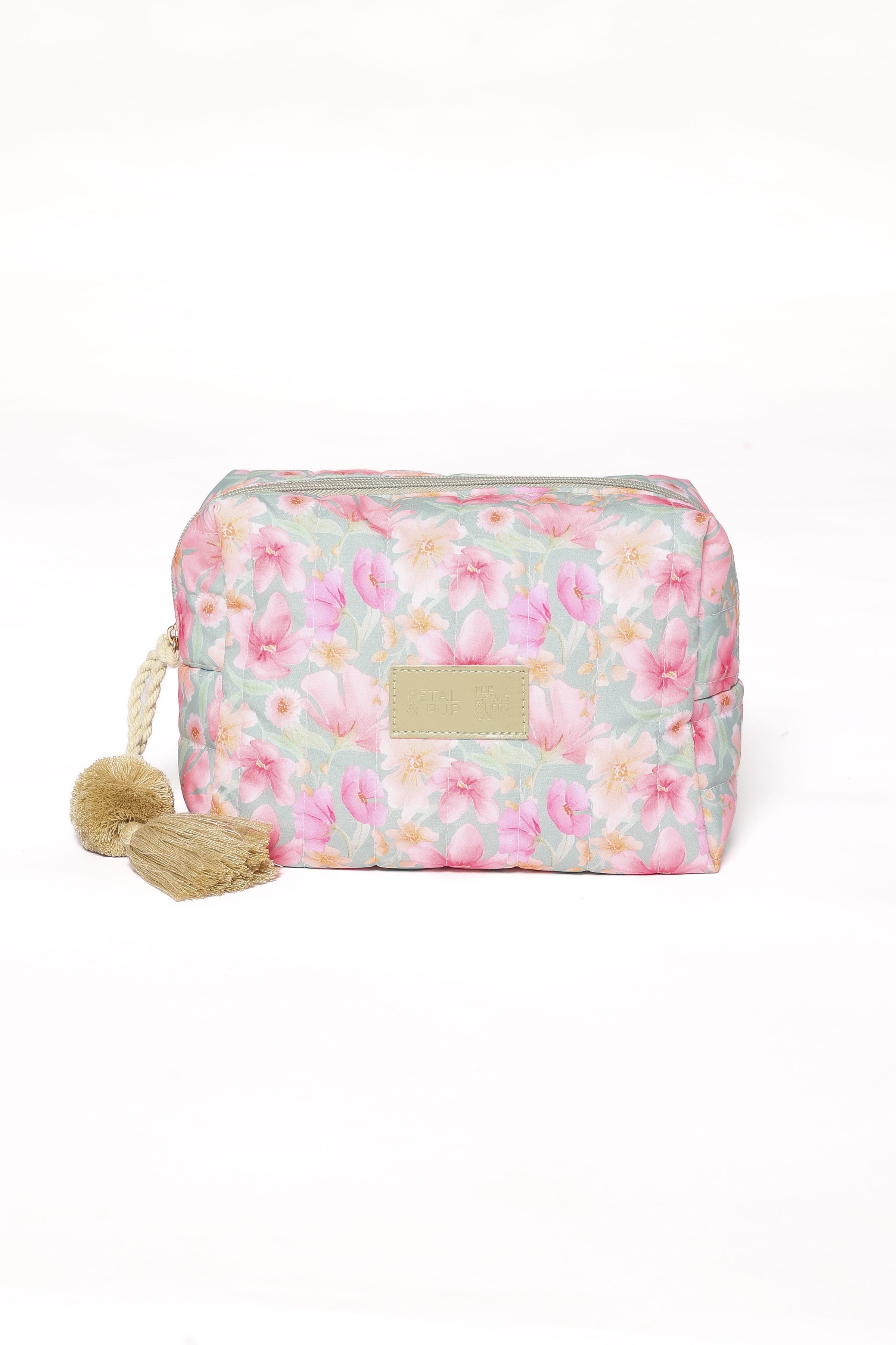 ACCESSORIES Cosmetic Case - Sage Wildflowers