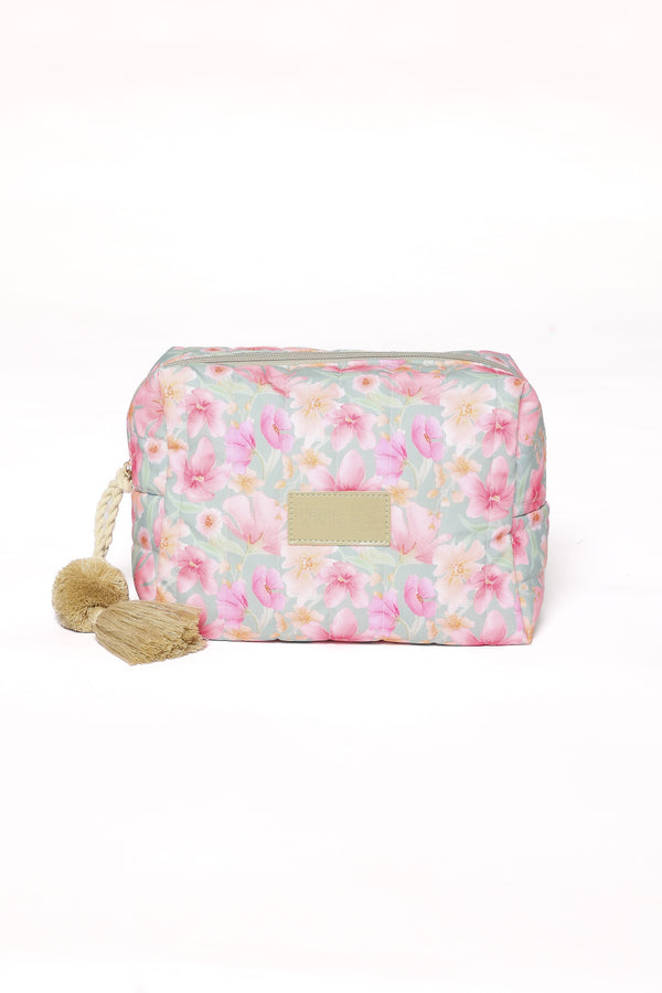 ACCESSORIES Cosmetic Case - Sage Wildflowers
