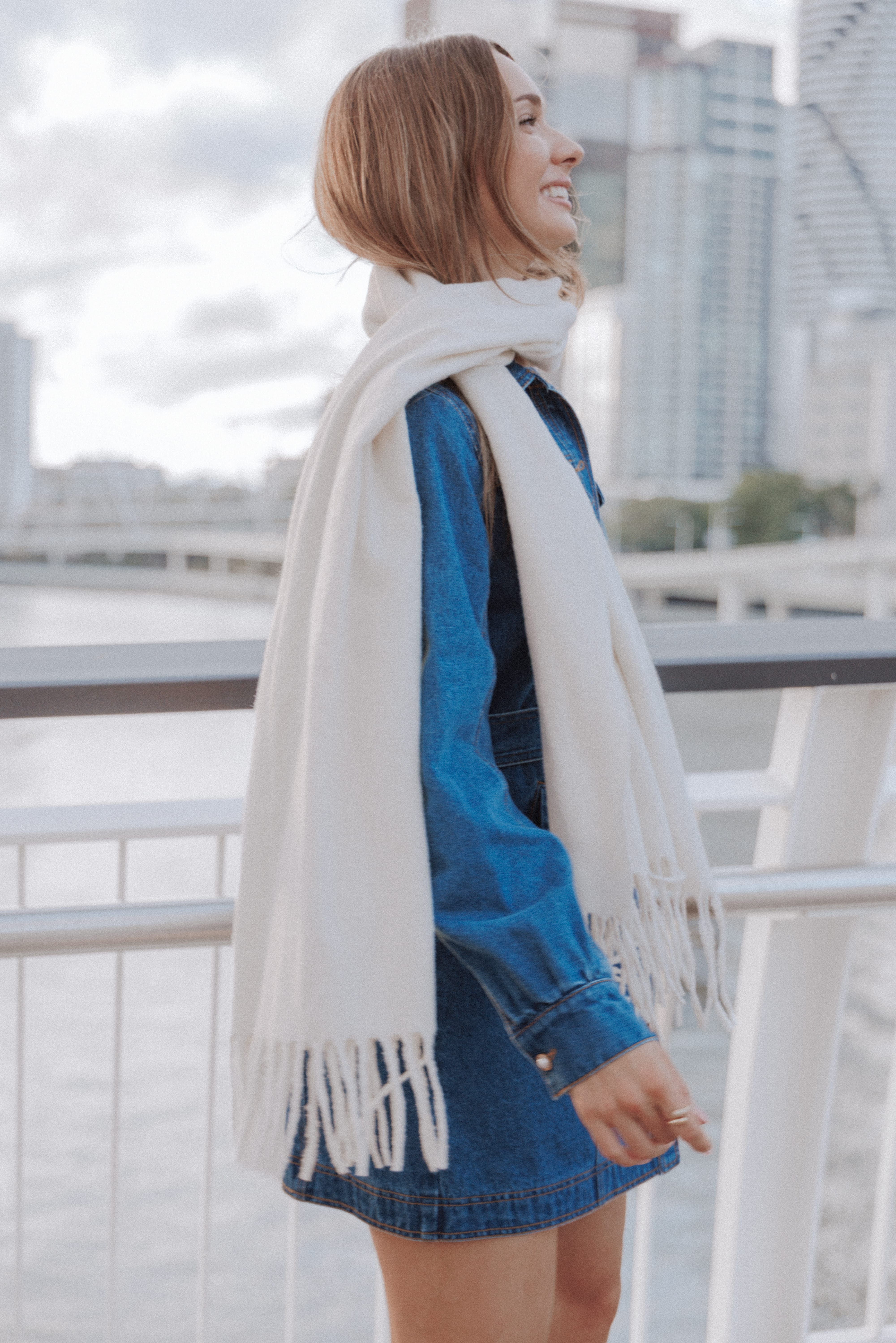 ACCESSORIES Eleanor Scarf - Cream