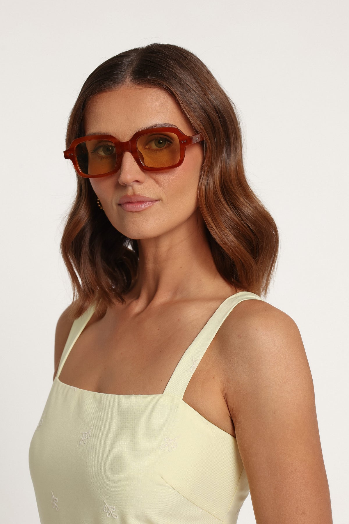 ACCESSORIES Francine Sunglasses - Maple Brown