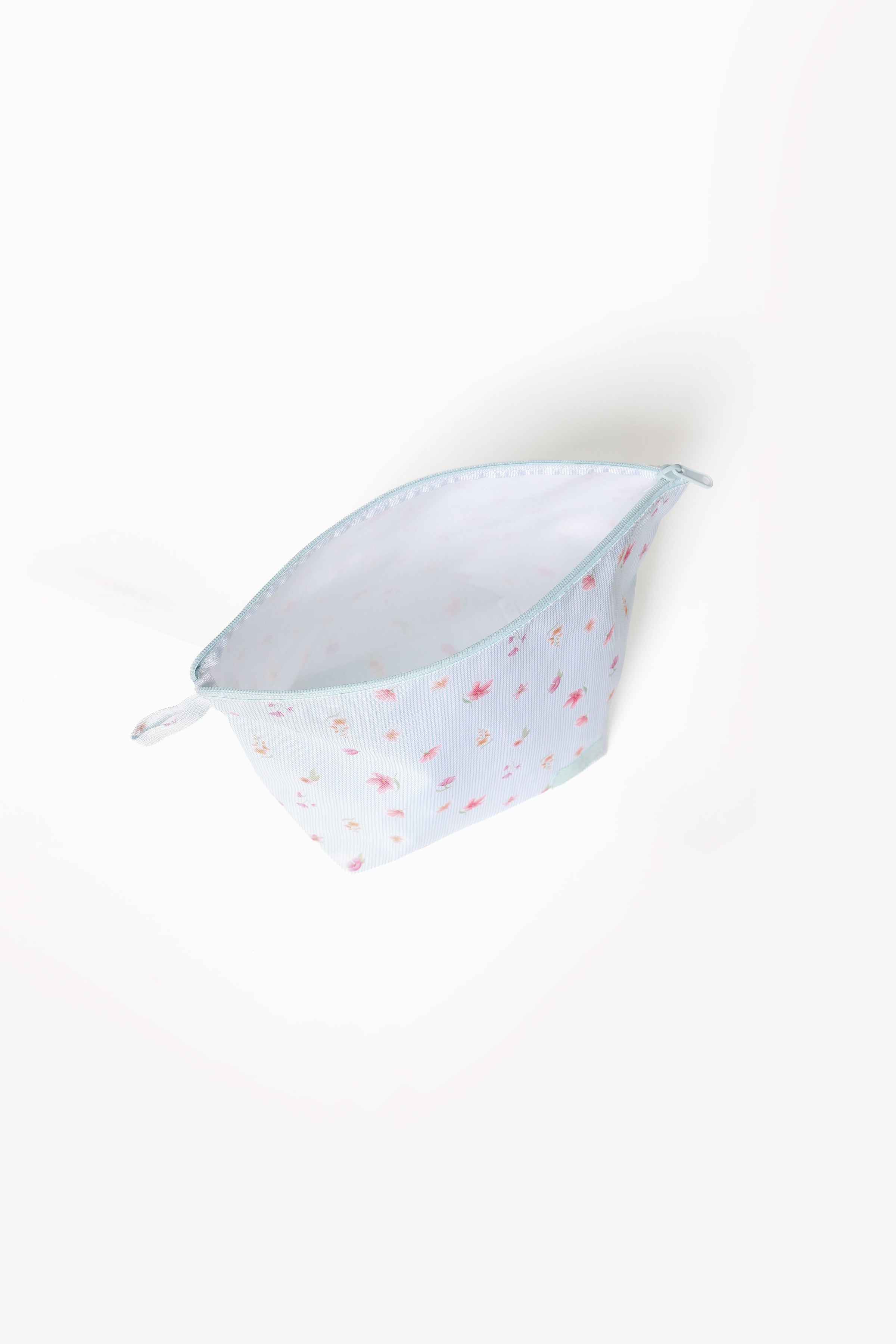 ACCESSORIES Handy Pouch Trio- Blue Garden Stripe