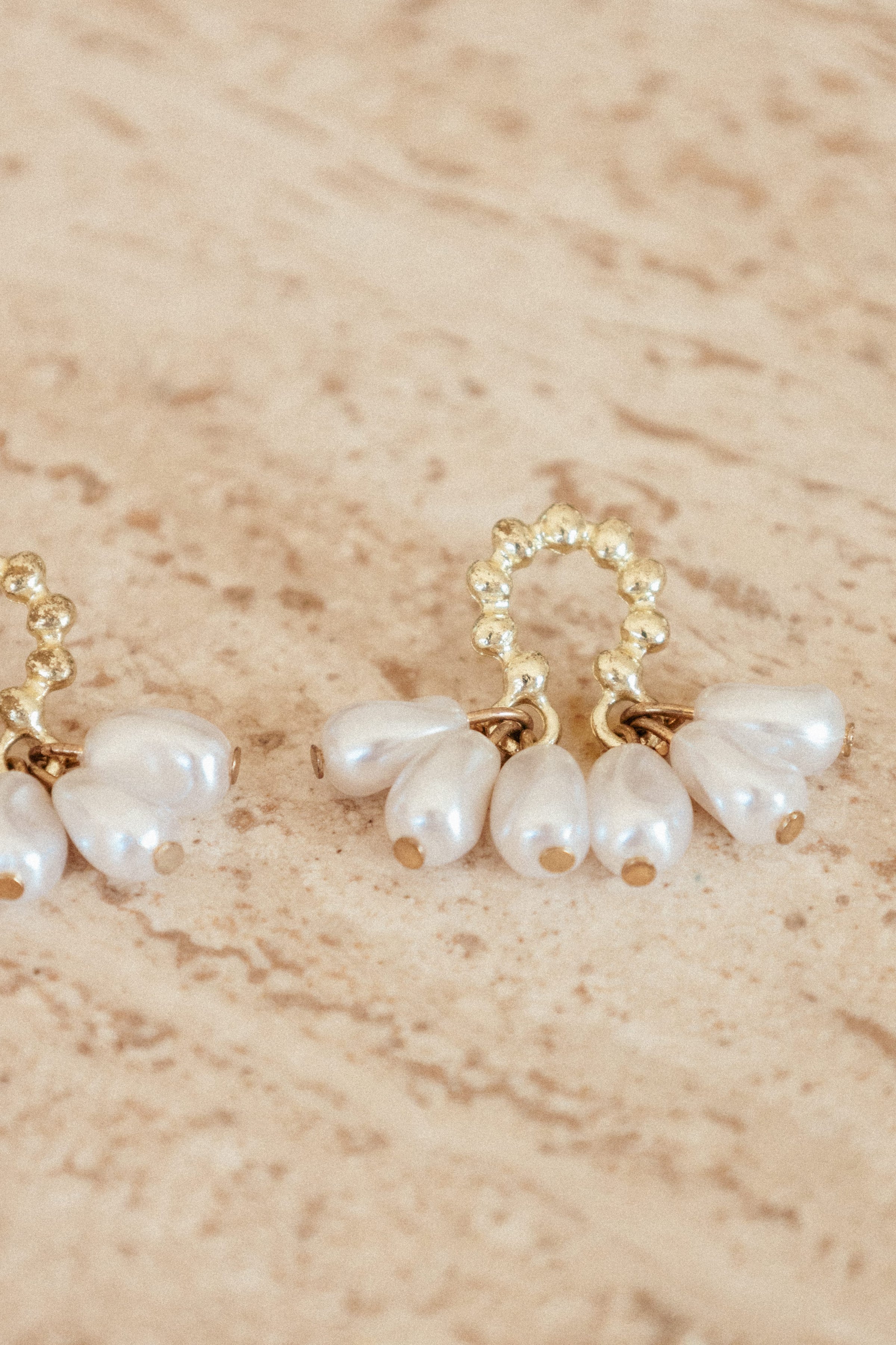 ACCESSORIES Jemima Earrings - Gold Pearl