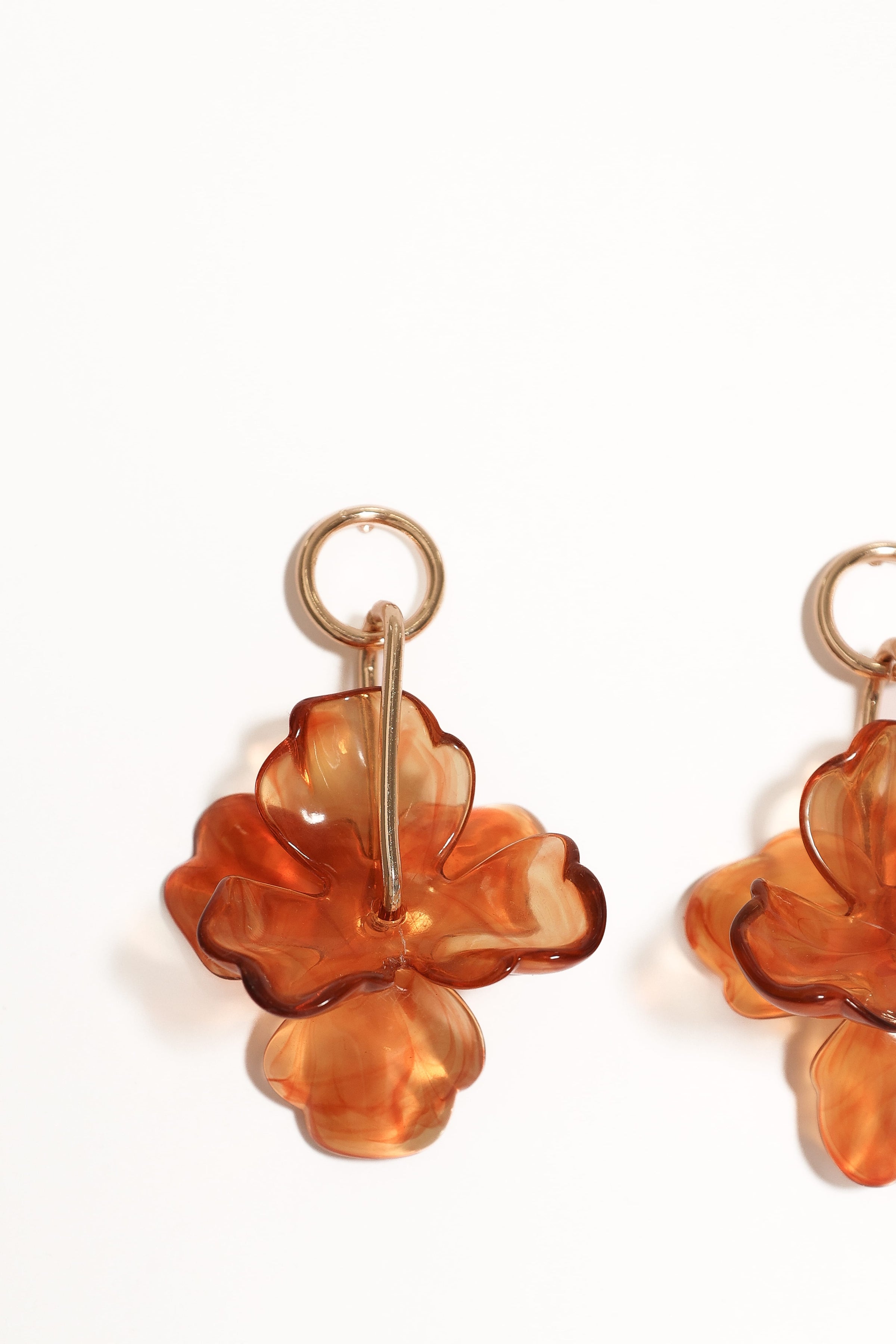 ACCESSORIES Katina Acrylic Earrings - Brown