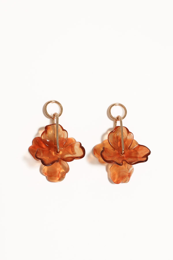 ACCESSORIES Katina Acrylic Earrings - Brown