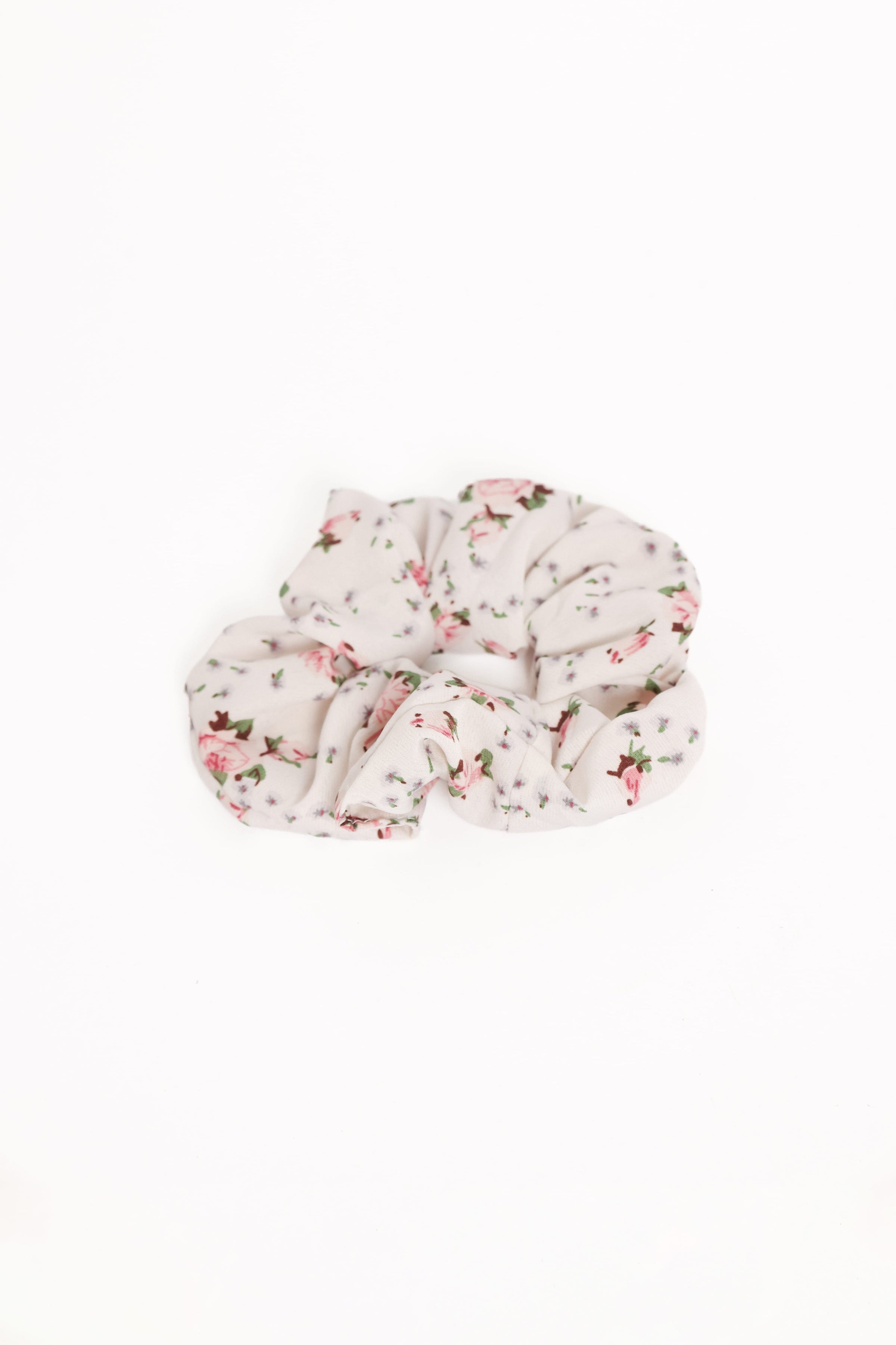 ACCESSORIES Lulu Scrunchie - White Floral