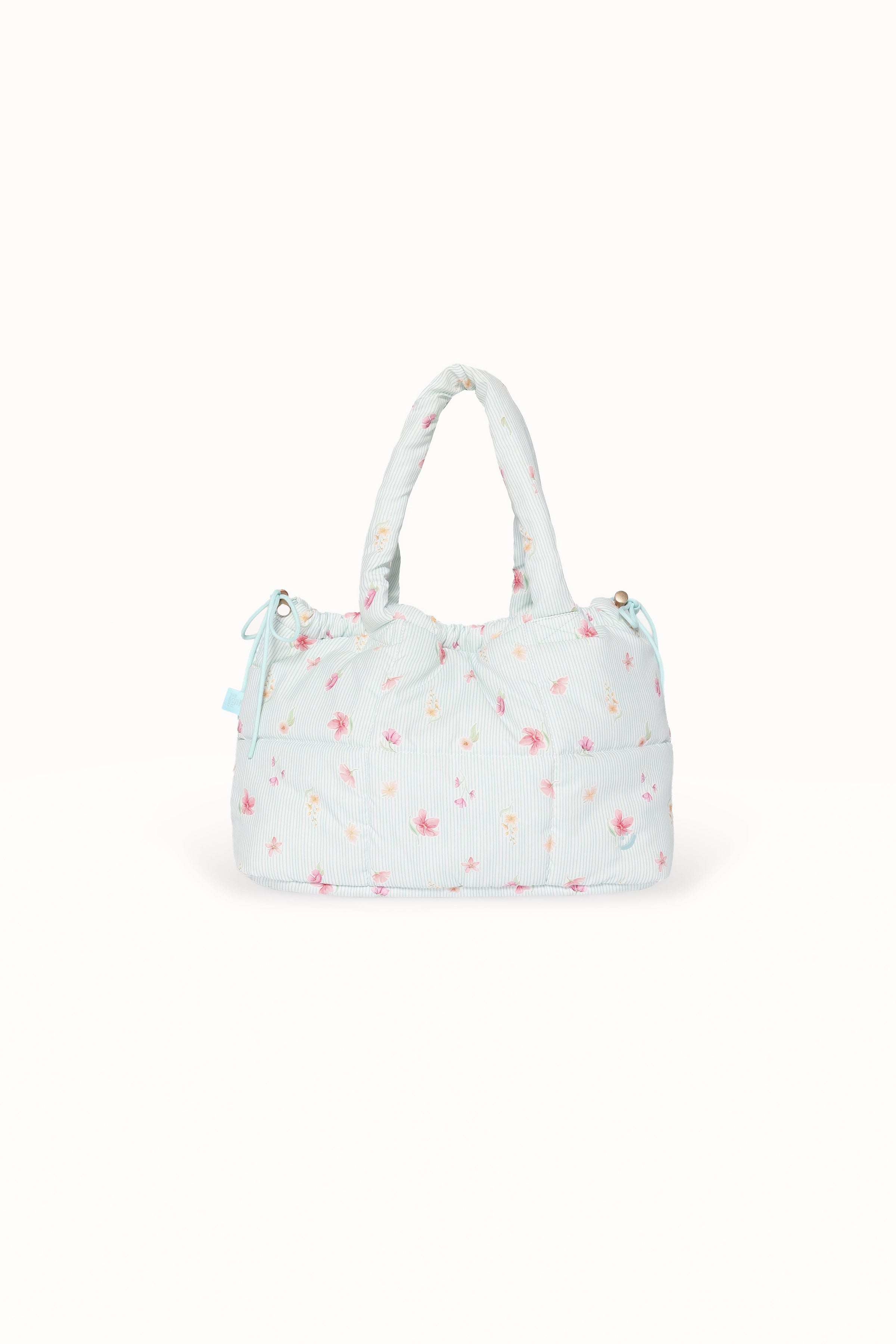 ACCESSORIES Marshmallow Midi Tote - Blue Garden Stripe