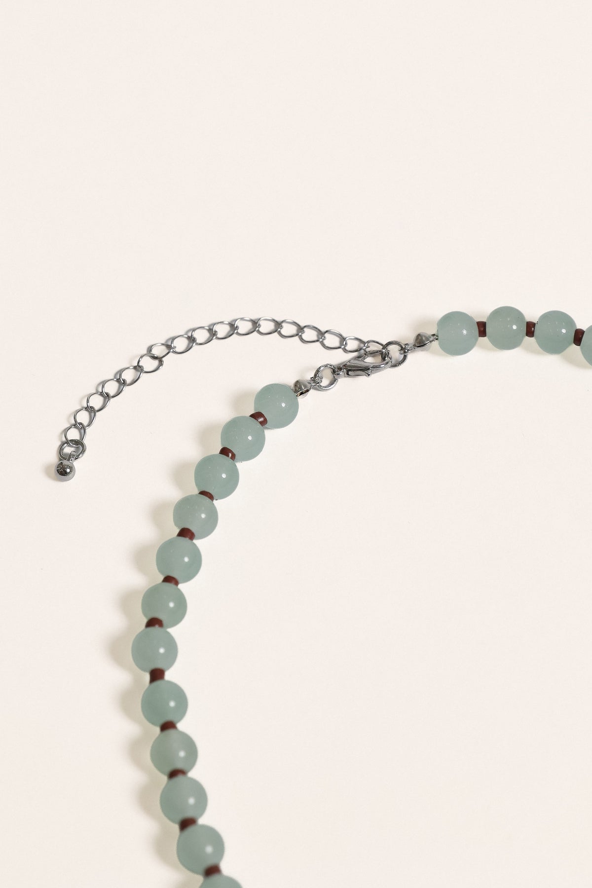ACCESSORIES Nicola Beaded Necklace - Light Aqua