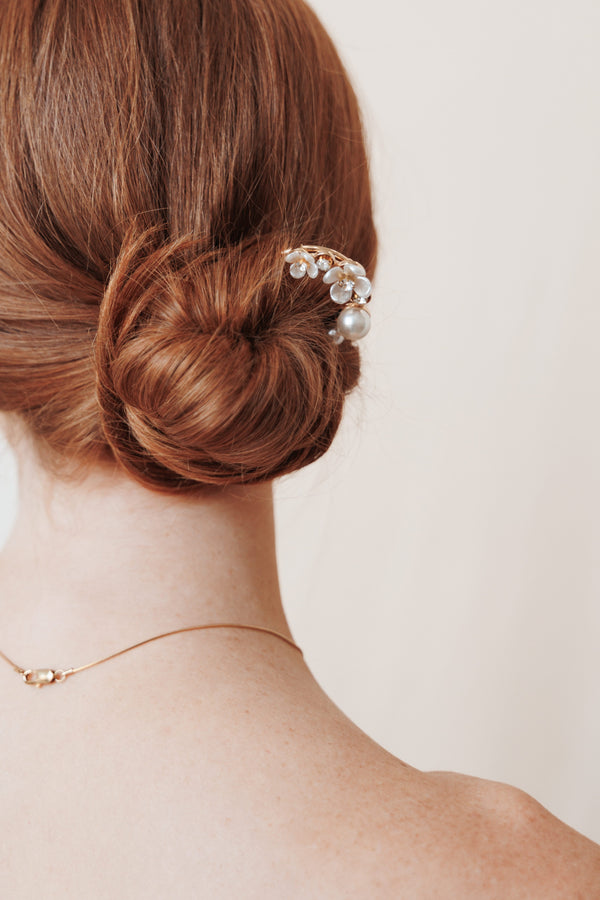 ACCESSORIES Penelope Hair Pin - Gold Pearl