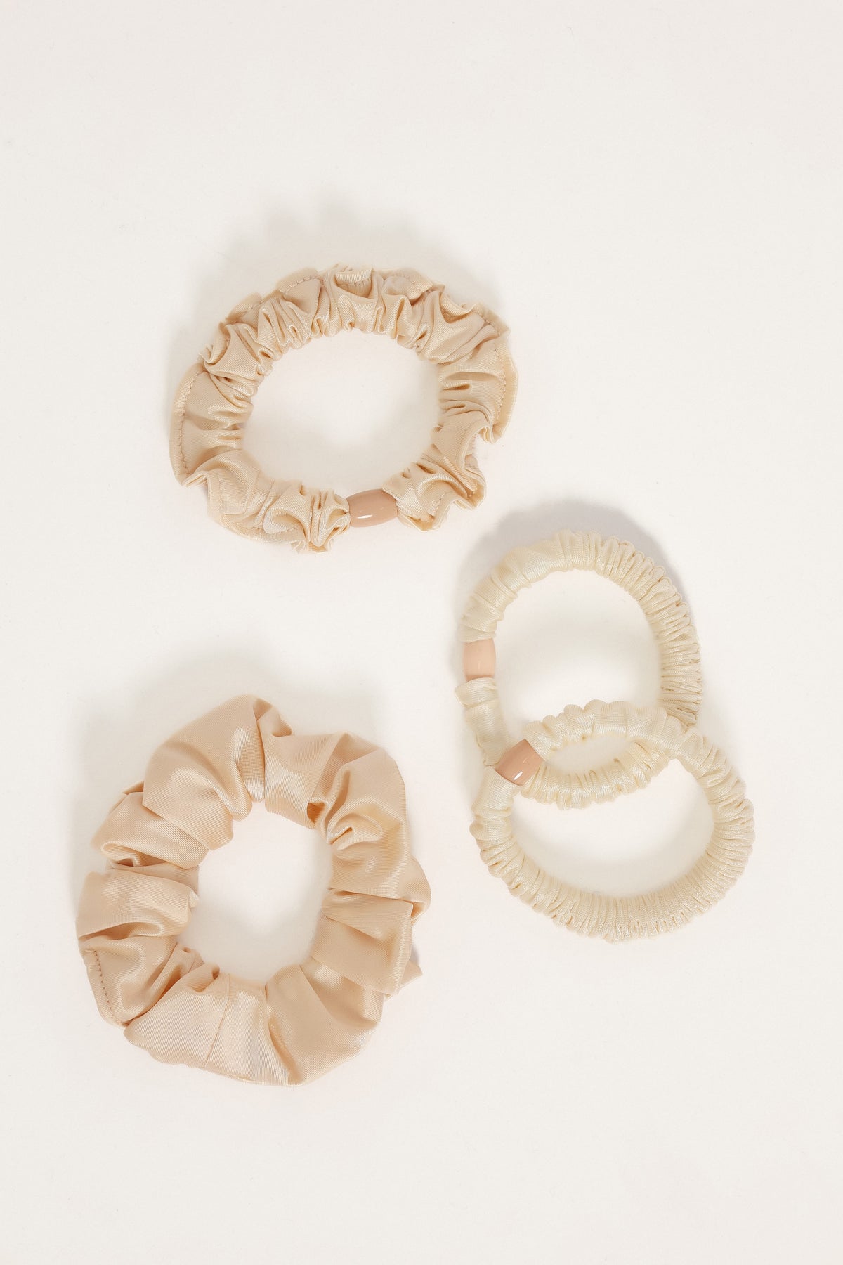 ACCESSORIES Rachel Scrunchie Assorted Pack - Cream