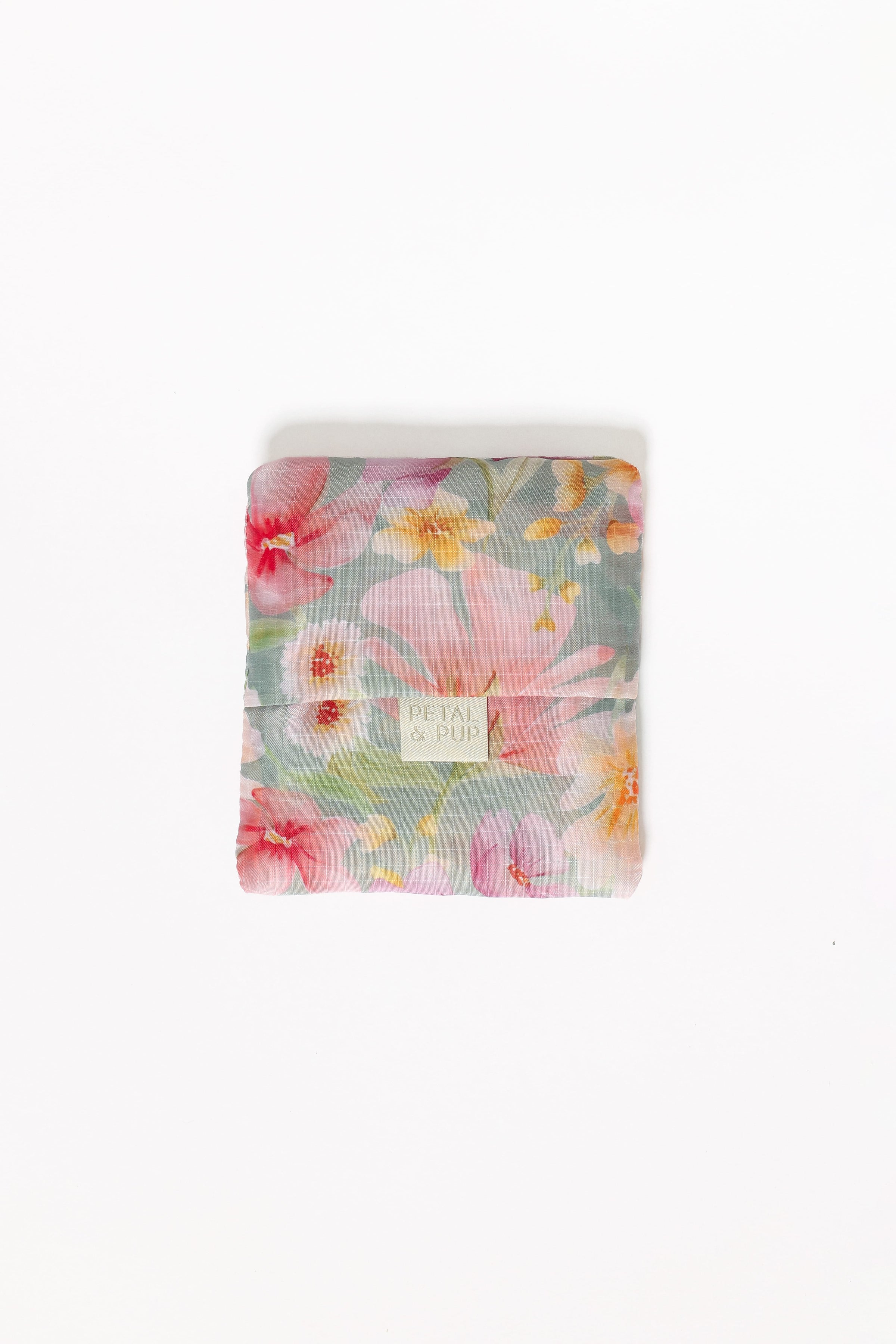 ACCESSORIES Reusable Shopping Bag - Sage Wildflowers