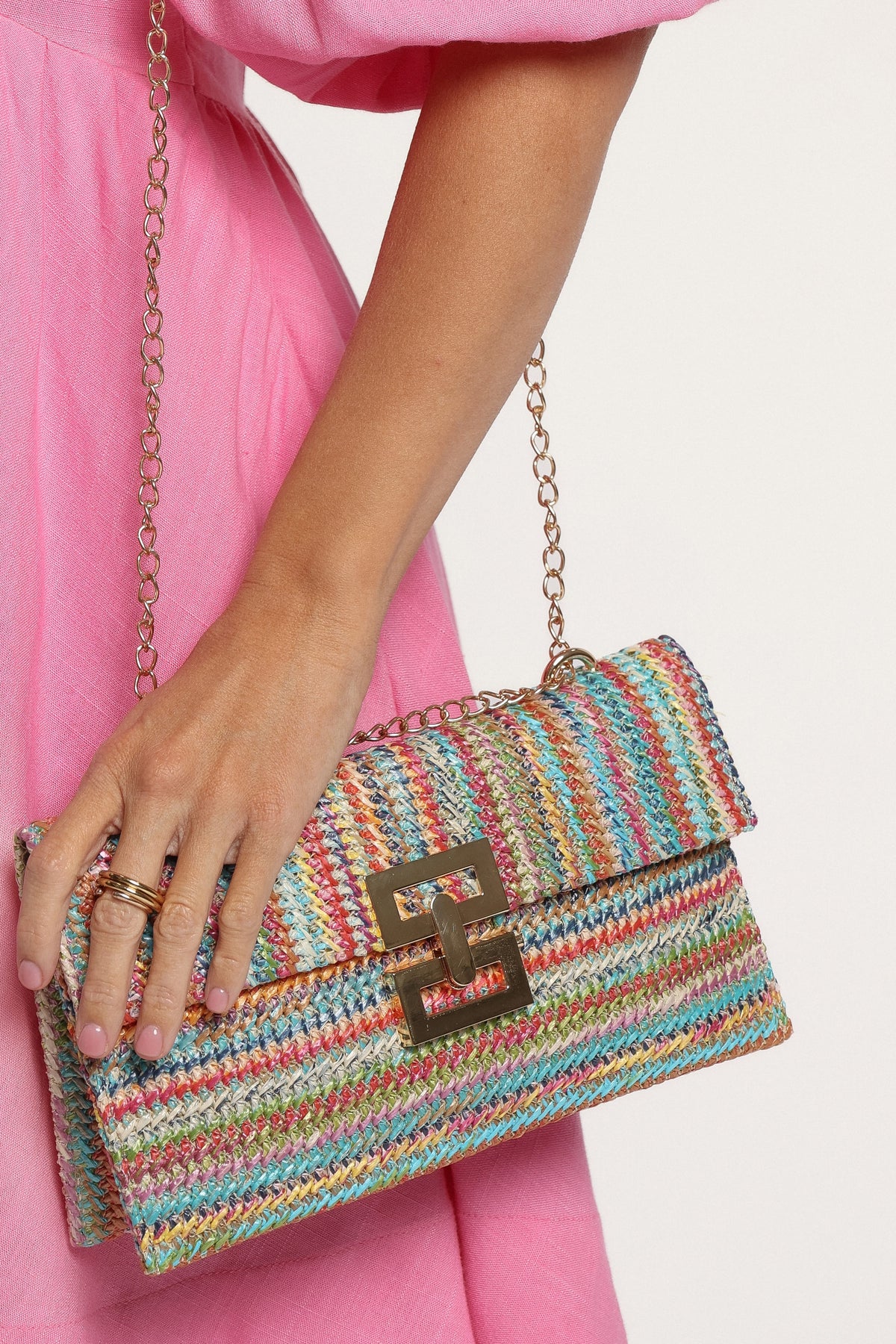 ACCESSORIES Rihanna Clutch Bag - Rainbow
