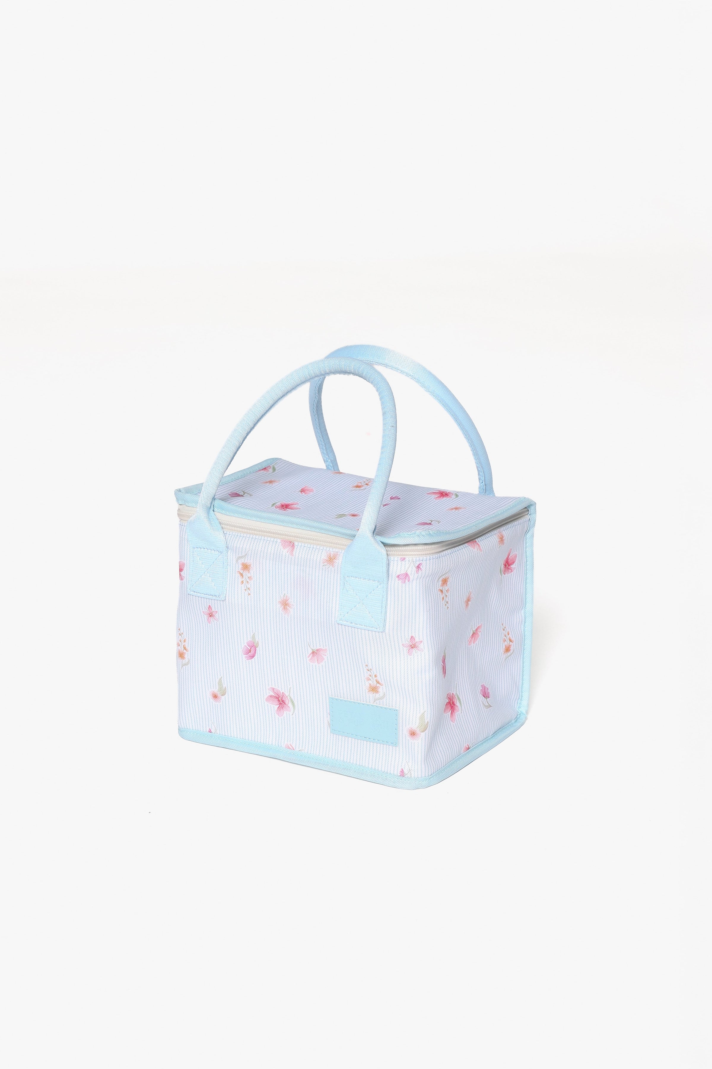 ACCESSORIES The Graze Lunch Bag - Blue Garden Stripe