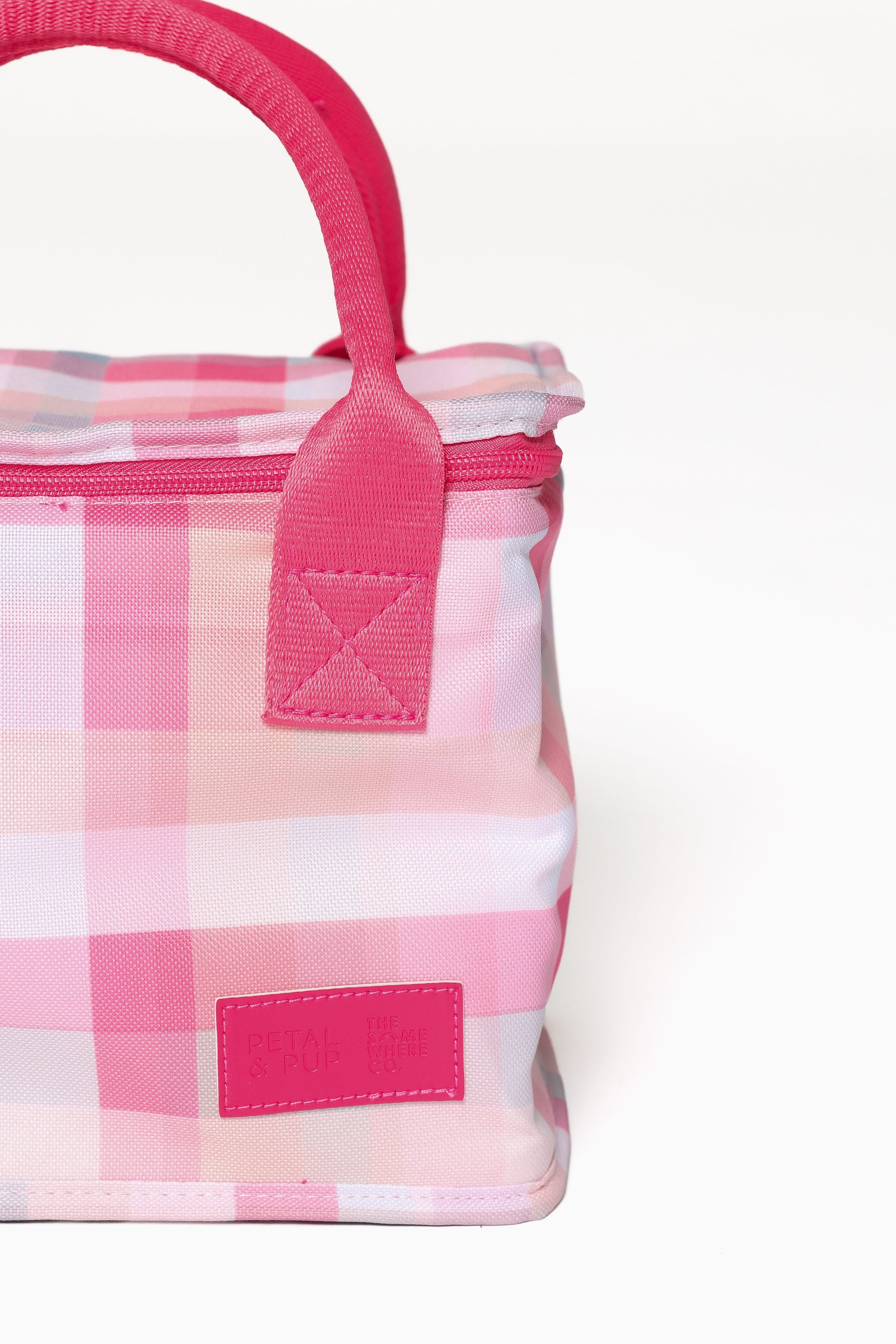 ACCESSORIES The Graze Lunch Bag - Pink Picnic Plaid